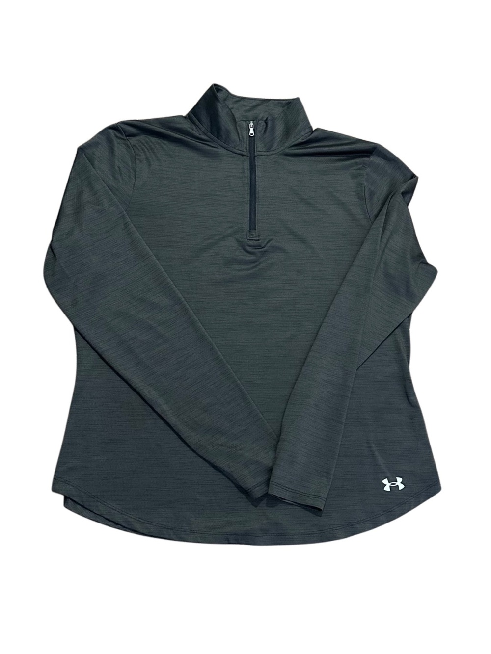 Under Armour Women’s XL Charcoal 1/2 Zip Long Sleeve Athleisure Performance Top